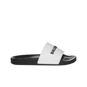 발렌시아가 풀 슬라이드 샌들 블랙 화이트 565826W1S879010