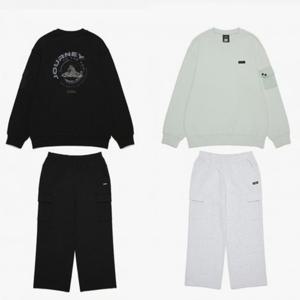 내셔널지오그래픽키즈  (K253USW230UPT050) 소매포켓 맨투맨 트레이닝 세트