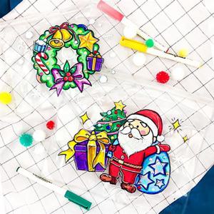 DIY 크리스마스 투명 파우치 만들기