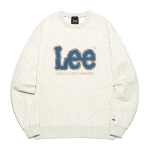 [LEE]LEE 코듀로이 빅 트위치 기모 맨투맨 브라운 LE2504CR03OT