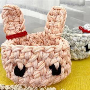 양말목 공예 토끼 바구니 만들기