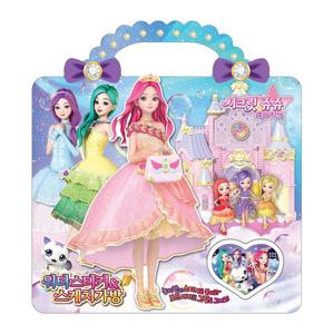 두드림 시크릿쥬쥬 워터 스티커와 스케치 가방 C타입