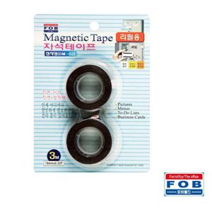 포비 마그넷 자석 테이프 리필 DM-02 19mm x 3M 2개입