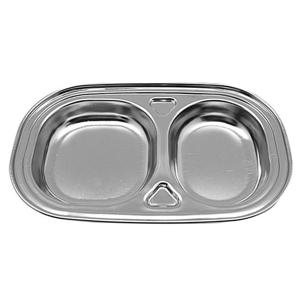 빠띠라인 스텐 어린이용 2구 어린이간식판 어린이집 스텐레스식기 간식판 유아용 스텐레스식판 스텐27종 국내제조