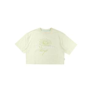 디스커버리 여성 크롭 오버핏 반팔 티셔츠 DWRS94023-LAL