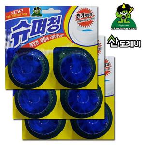 산도깨비 화장실양변기 세정탈취제 6알탈취제 소취제 세정제 변기 욕실용품
