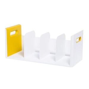 시스맥스 루맥스 책꽂이 4단 YL 옐로우 271060/477x200x200mm (1개)