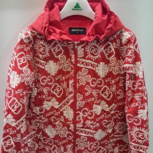 그린조이 HC06 여 프린트 패딩 사파리 GF25WJ24W