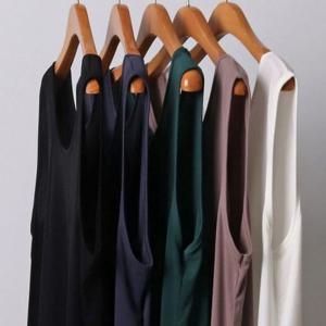 307I885S 라운드넥 무지 나시티 스판 빅사이즈