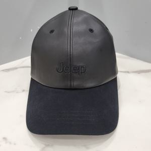 [지프]JP1GCU151 합피 배색 자수 지프 로고 볼캡 2023년 블랙 야