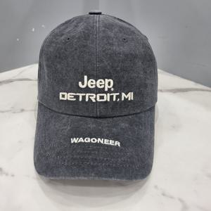 [지프]JP1GCU053 왜고니어 자수 볼캡 야구모자 2023년 블랙 모자