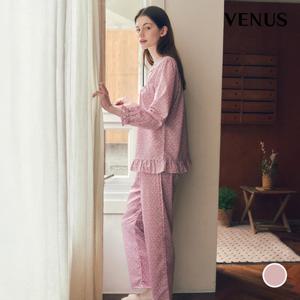 [비너스] 면80수 클로버 나염 여성 파자마(VPA4553W)[VPA4553W]