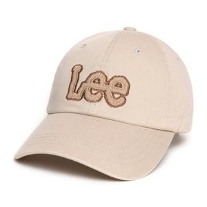 [LEE]LEE 빅 트위치 아플리케 코튼 볼캡 베이지 LE2503CA13BE