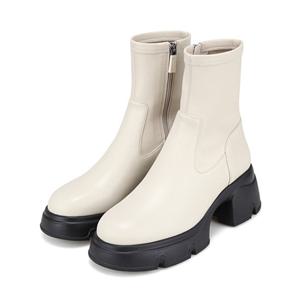 [바바라] 바바라 양가죽 스판 몰드 앵클부츠 BBI831IV 113692