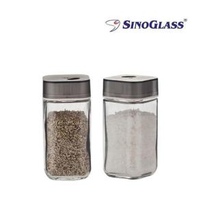 시노글라스 스퀘어 양념병 2P 소금 후추통 소금 시노글라스 스퀘어 양념병 2P 소금후추통 소금 후추통 소스 오일병 테이블용품