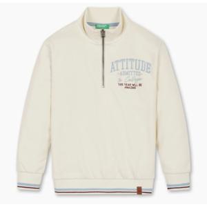 [베네통키즈]25FW-반 집업 맨투맨/32N4C10PS