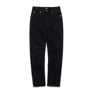[LEE]LEE 우먼 스탠다드핏 기모 데님 팬츠 블랙 LE2504IP78BK