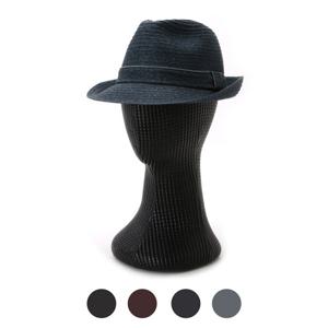 [파파브로]남성 간절기 줄무늬 중절모 페도라 KM2-HAA-Q039