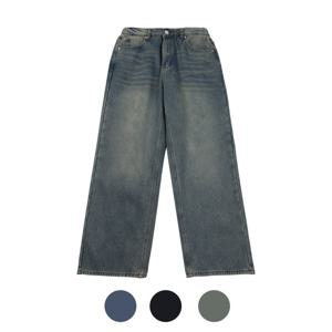 [파파브로]남성 FW 와이드핏 허리밴딩 기모 데님 3컬러 IC-JEK-5