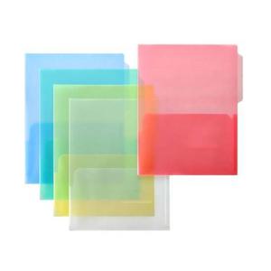 문구사무/컬러투명포켓홀더(투명F494B-7/A4겸용낱개) 문구용품 사무용품 학용품 파일 바인더