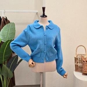 [포커스]FW5J3KC31592_둥근 카라 투포켓 가디건