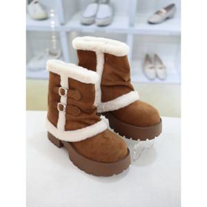 [코디엘루]기모안감 퍼트리밍 여성 겨울 부츠 6cm CDMD500989-1