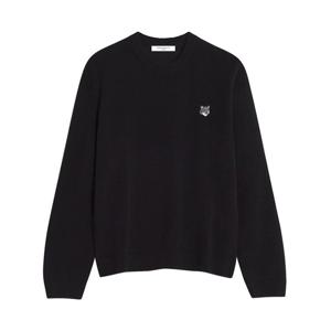 [메종 키츠네] FW25 남성 폭스헤드 램스울 니트 PM00803KT1006 P199