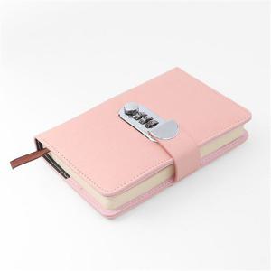 비밀번호다이어리 레더 비밀번호 다이어리형 수첩 핑크 유선노트