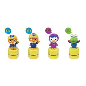 뽀로로 친구들 토이 스탬프 X2개 (랜덤) 칭찬 도장 어린이스탬프 유아스탬프 바로찍는스탬프 만년스탬프 놀이용스탬프