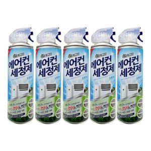 산도깨비 에어컨세정제 330ml x(5개) 먼지제거 냄새 에어컨청소 에어컨세척제 에어컨탈취제 가전제품청소 먼지제거용품