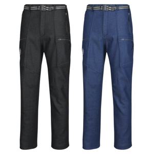 [파파브로]멘즈 기모안감 밴딩 캐주얼 데님 팬츠 HS-JEK-WFD6W