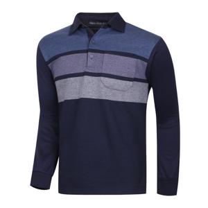 [파파브로]멘즈 배색 카라 FW 반기모안감 티셔츠 NA-KAK-518