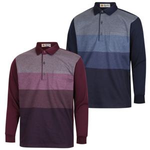 [파파브로]멘즈 FW 배색 스트라이프 칼라 티셔츠 NA-KAK-311,2