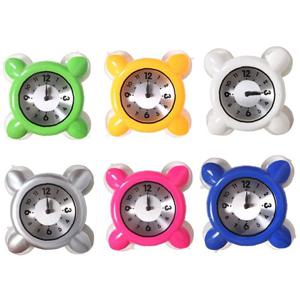 스타 피쉬 무타공 무소음 욕실 주방 흡착식 방수 시계 벽시계 흡착시계