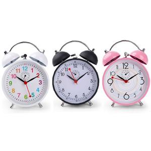 모던 무소음 자명종 알람 탁상 시계 라이트기능