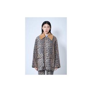 26 SS 가니 여성 프린트 캔버스 재킷  gan0260006brn