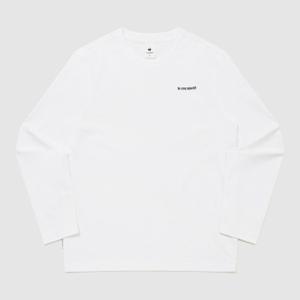 [르꼬끄] 남녀공용 에센셜 긴팔티 QR123LRL11_OWT QR123LRL11