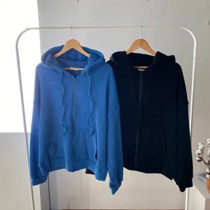 나야홍 / 빅사이즈아우터 Q278L512 스윗베어후드라벨집업 RA