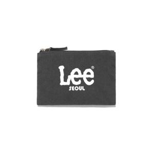 [LEE]LEE 서울 빅 트위치 로고 파우치 챠콜 LE2501TCA1CH
