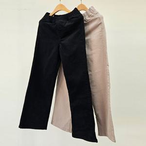 나야홍 / 빅사이즈바지 T558L512 데이면양기모통일자팬츠 LO