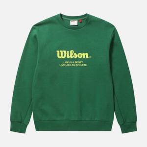 윌슨긴팔티 VQA W243003LHT81-GRN 유니 테크코튼 맨투맨