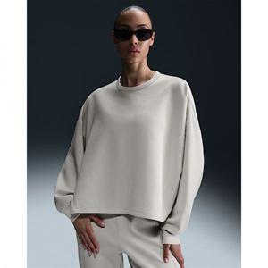 나이키 24.7 임파서블리소프트 여성 드라이 핏 오버사이즈 크루넥 탑 - 라이트 오어우드 브라운라이트 아이언 오어 HQ8194-104 273507