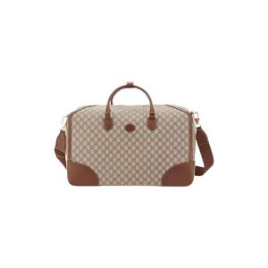구찌 라지 더플백 인터로킹 G 베이지 에보니 GG 슈프림 696015-92THG-8563