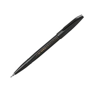 캘리그라피 펜텔 붓 문자 사인펜 XSES15EFA EF 블랙