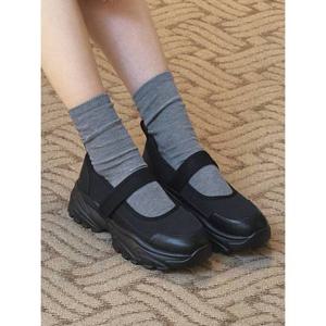 [무크]엠.무크 브릿 소가죽 메리제인 스니커즈 블랙 516623301AA