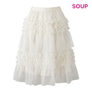 [숲]캉캉 망사 7부 스커트 S61SR07