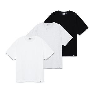 [LEE]LEE 리 라벨 3PACK 티셔츠 믹스 LE2502ST51MX