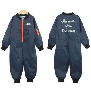항공점퍼 전신미술가운 (네이비) 아동가운 방수놀이복