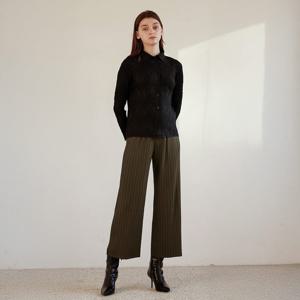 [요이츠]일레귤러 플로우 플리츠 팬츠_YK08WRPSL01