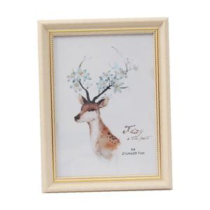 앤틱무드 허가증 상장 액자(A4) (베이지) 수료증